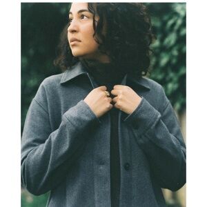 ANIAN The Painters Coat Charcoal Size M Wolf (Charcoal Gray)